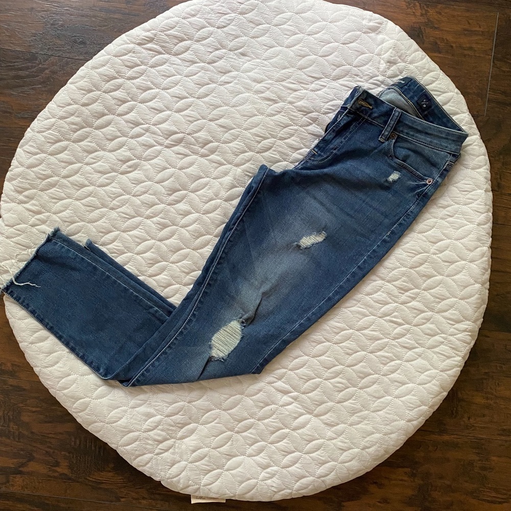 Lucky Brand Lolita Skinny Destroyed Jeans